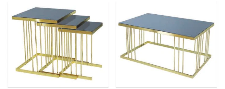 Carre Gold Sehpa