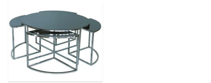 Circle Silver Sehpa
