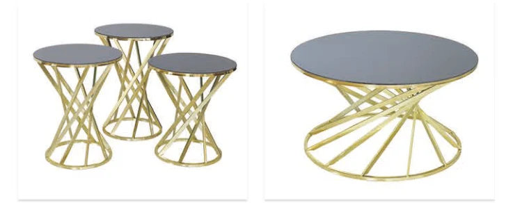 Luzzo Gold Sehpa